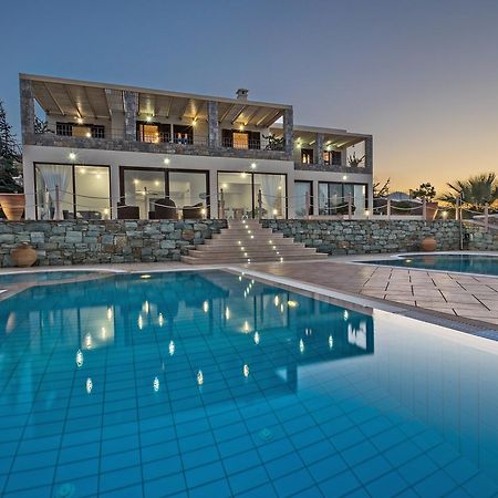 Sea Views At Villa Anemomylos With Heated Pool, Ping Pong And Tennis Agia Pelagia Екстериор снимка
