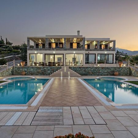 Sea Views At Villa Anemomylos With Heated Pool, Ping Pong And Tennis Agia Pelagia Екстериор снимка
