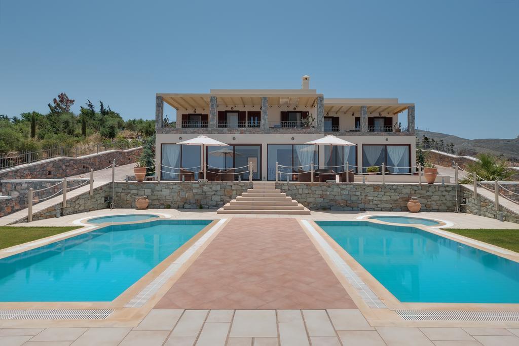 Sea Views At Villa Anemomylos With Heated Pool, Ping Pong And Tennis Agia Pelagia Екстериор снимка