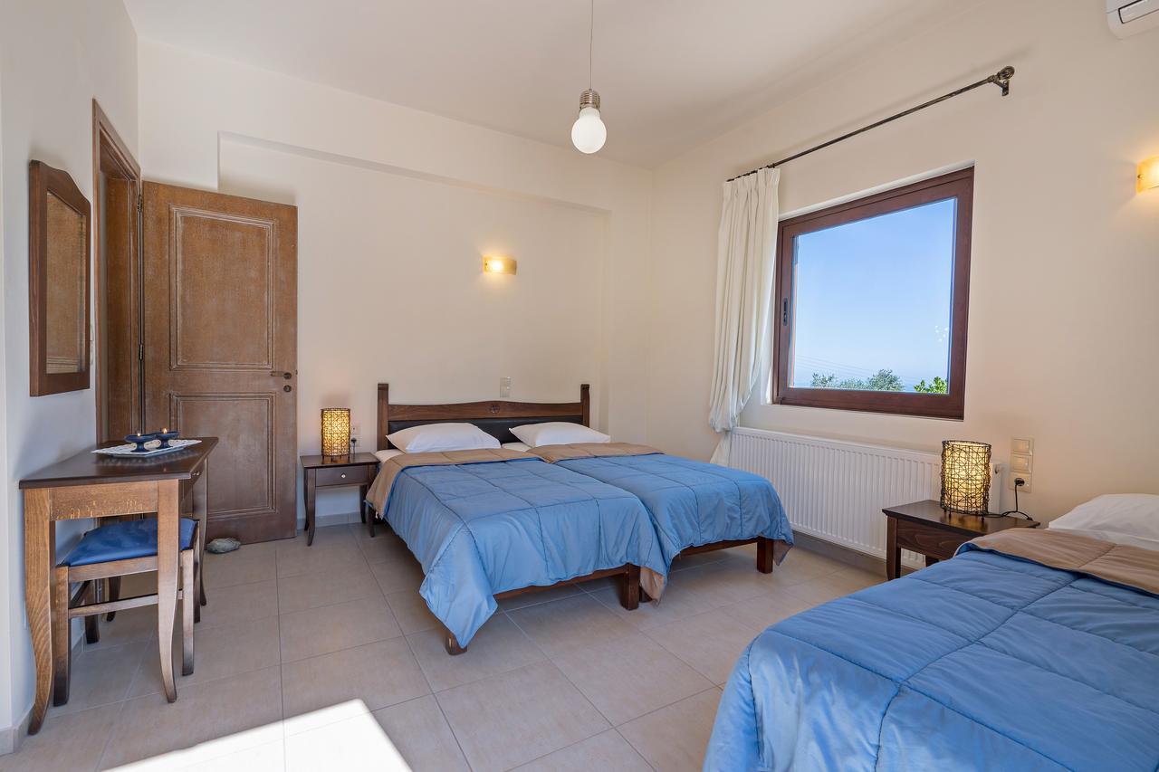 Sea Views At Villa Anemomylos With Heated Pool, Ping Pong And Tennis Agia Pelagia Екстериор снимка