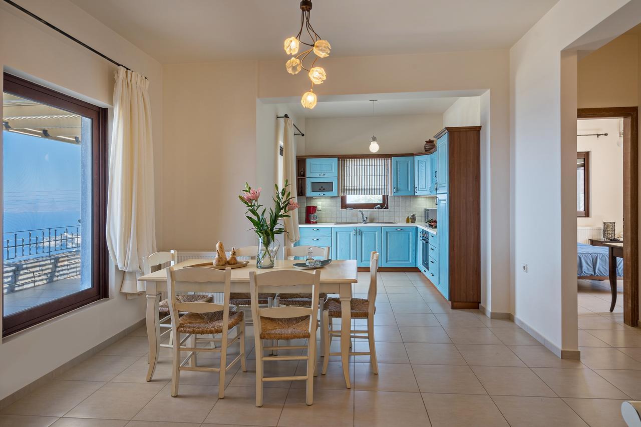 Sea Views At Villa Anemomylos With Heated Pool, Ping Pong And Tennis Agia Pelagia Екстериор снимка